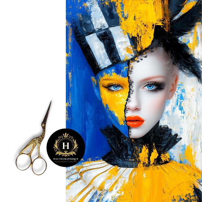 Papel De Seda Audaz activismo y la unidad de Ucrania Art Decoupa (Subido por el creador)