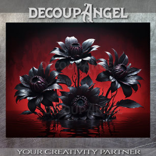 Papel De Seda Auge de Petales Negros - Desnudo -