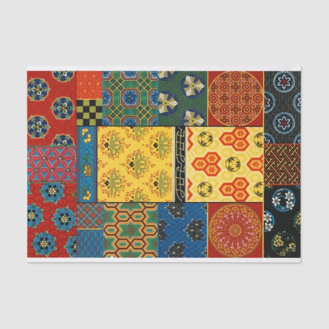 Papel De Seda Auguste Racinet Tissue Paper (Anverso)