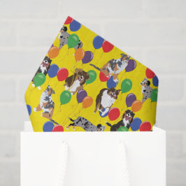 Papel De Seda Australia: Protectores australianos y globos Fiest