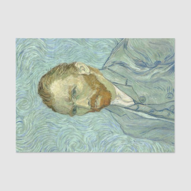 Papel De Seda Autoretrato de Vincent Van Gogh (Anverso)