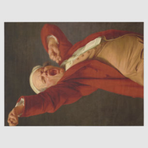Papel De Seda Autorretrato, bostezo de Joseph Ducreux
