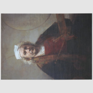 Papel De Seda Autorretrato con dos círculos, Rembrandt