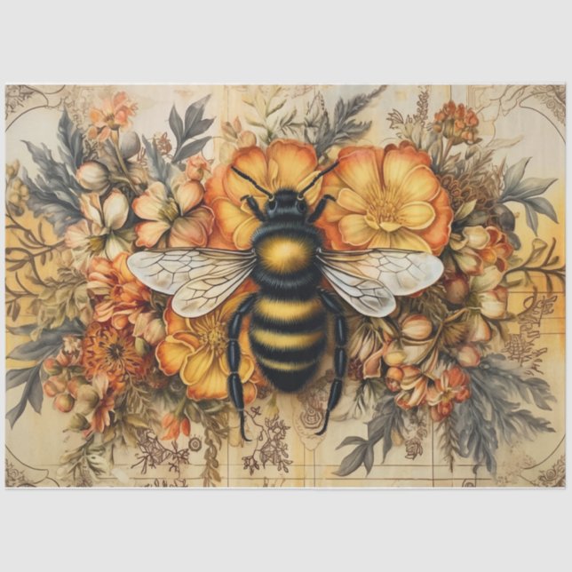 Papel De Seda Autumn Bee (Anverso)