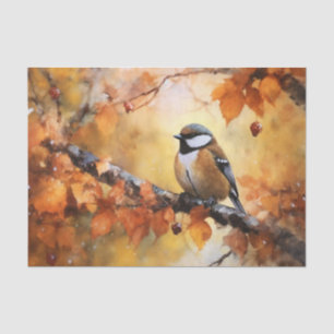 Papel De Seda Autumn Bird