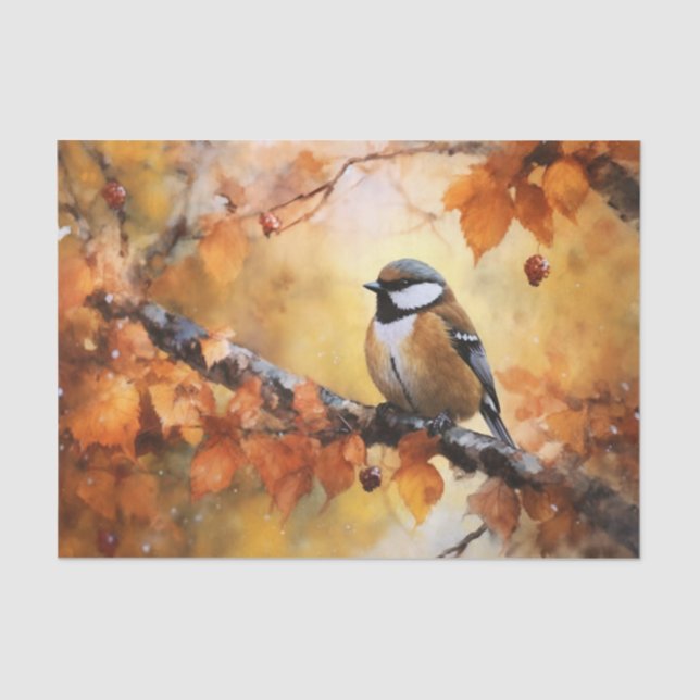 Papel De Seda Autumn Bird (Anverso)