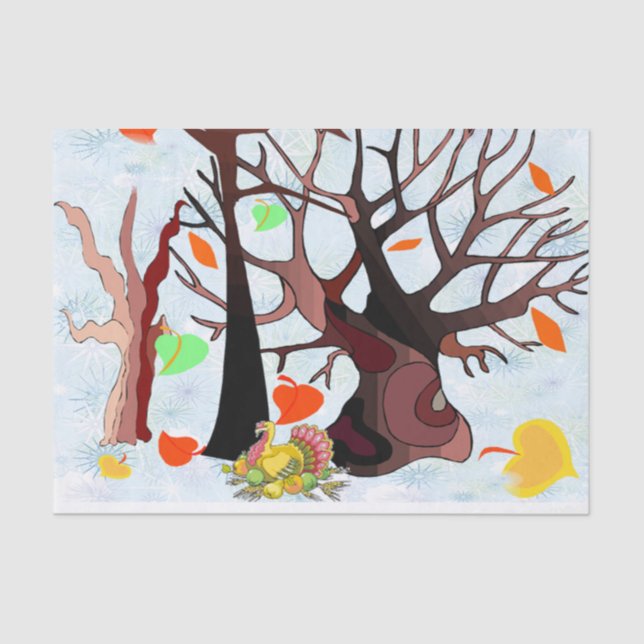 Papel De Seda Autumn Wonderland - (Anverso)