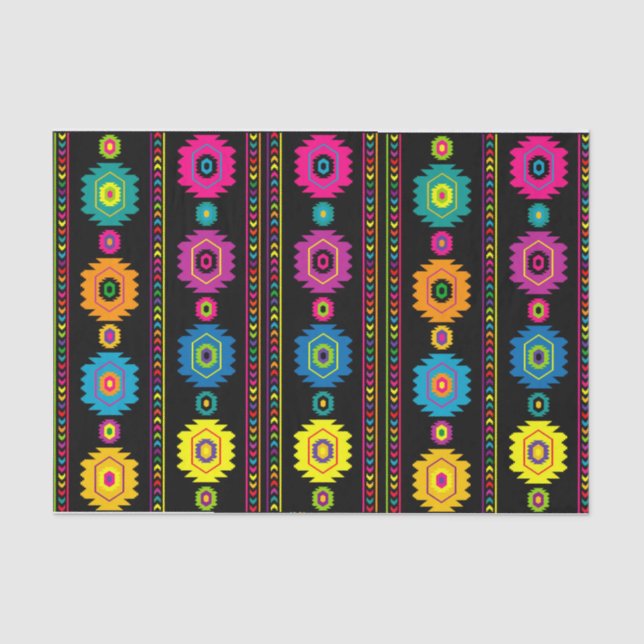 Papel De Seda Avanzar en negrita, bohemias, Tejido vanguardista (Anverso)