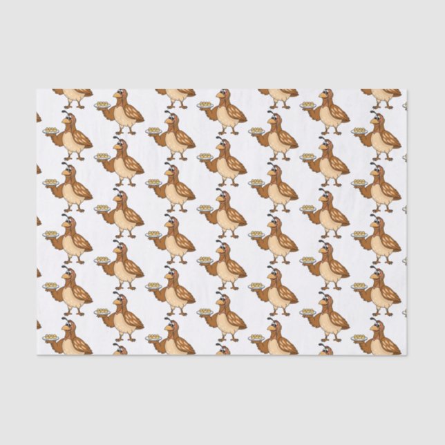 Papel De Seda Ave feliz con personalizado de huevos (Anverso)