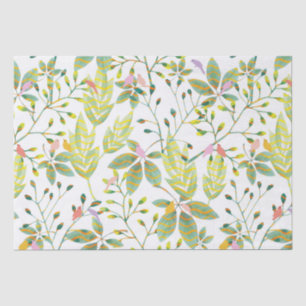 Papel De Seda Ave verde