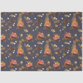 Papel De Seda Aventura al aire libre y malvaviscos