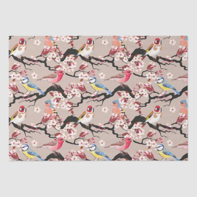 Papel De Seda Aves (Anverso)