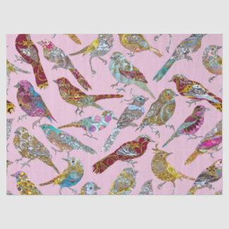 Papel De Seda Aves bailarinas