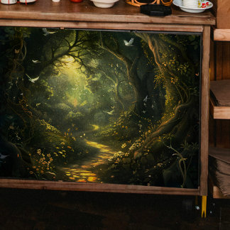 Papel De Seda Aves blancas en desenlace de valle secreto