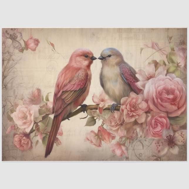 Papel De Seda Aves de los Avendros (Anverso)