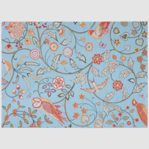 Papel De Seda Aves y flores, William Morris