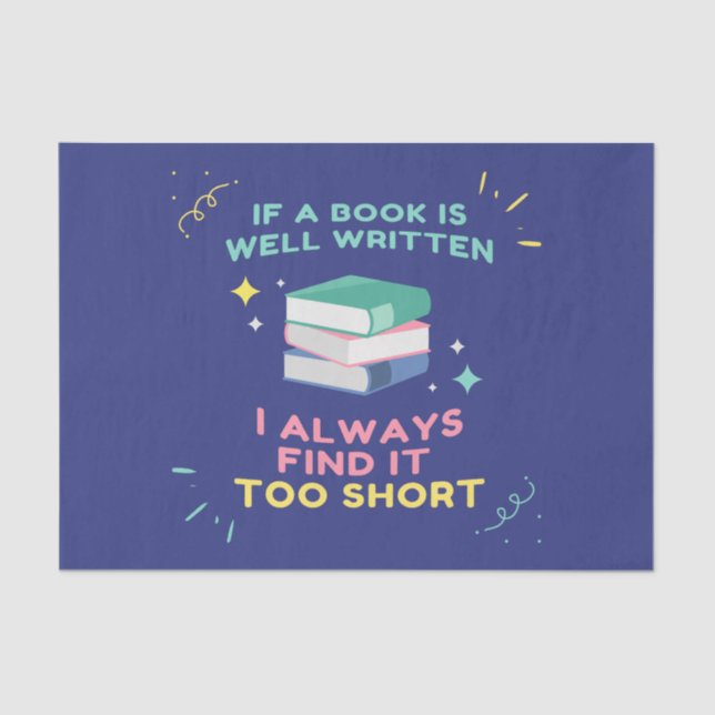 Papel De Seda Avid Reader I - Cita de Jane Austen (Anverso)