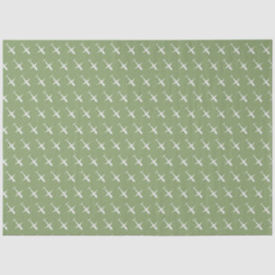 Papel De Seda Avión en Gray Geen