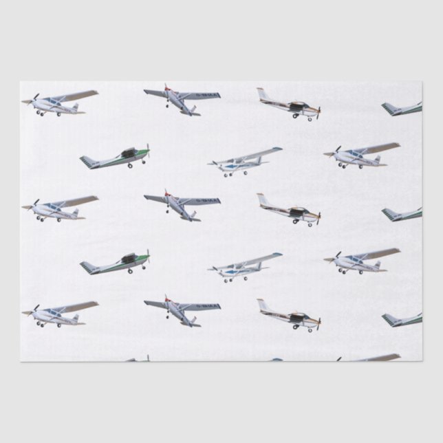 Papel De Seda Aviones Cessna (Anverso)