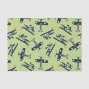 Papel De Seda Aviones de cosecha