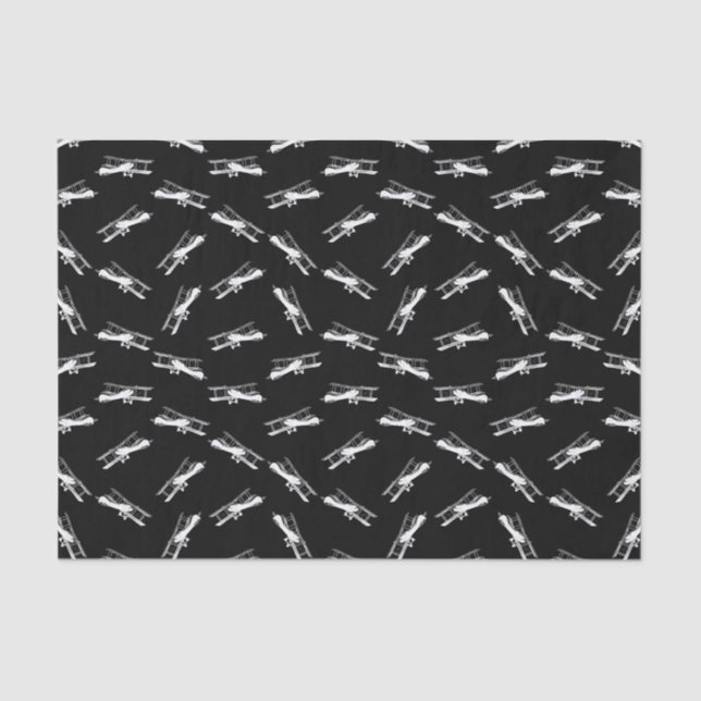 Papel De Seda Aviones de los aeroplanos del vuelo del arte del (Anverso)