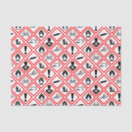 Papel De Seda Avisos de peligro de Osha