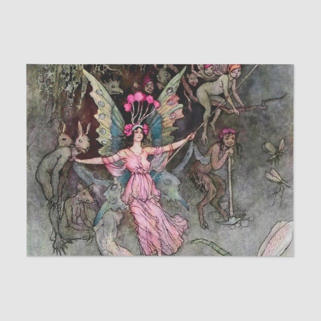 Papel De Seda "Away Down Under" de Warwick Goble (Anverso)