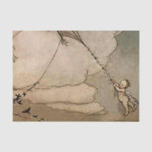 Papel De Seda “Away On a Kite” de Arthur Rackham