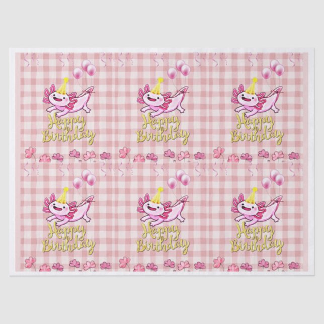 Papel De Seda Axolotl (Anverso)