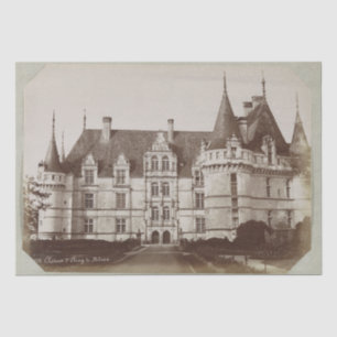 Papel De Seda Azay le Rideau Château Decoupage