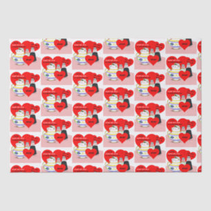 Papel De Seda Azúcar y Especias - Arte de Tarjeta de San Valentí