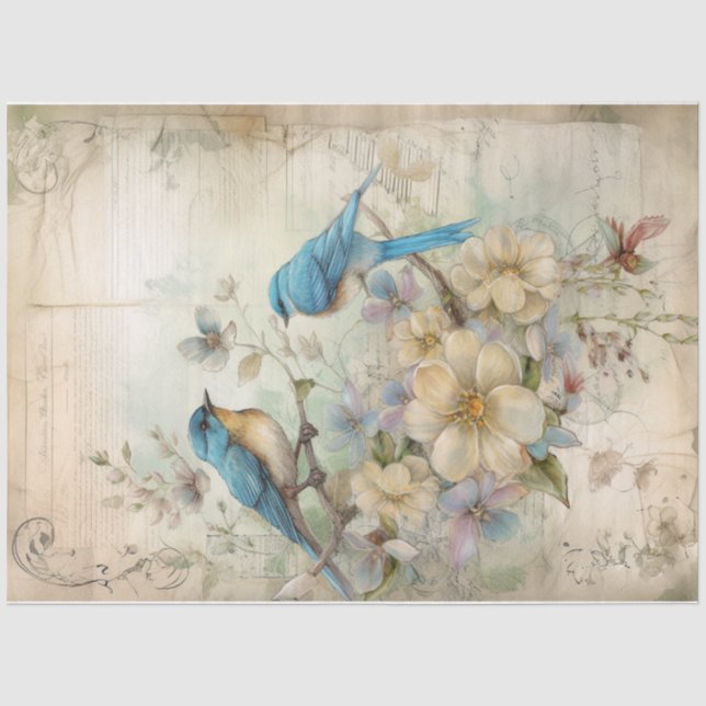 Papel De Seda Azul 1 (Anverso)