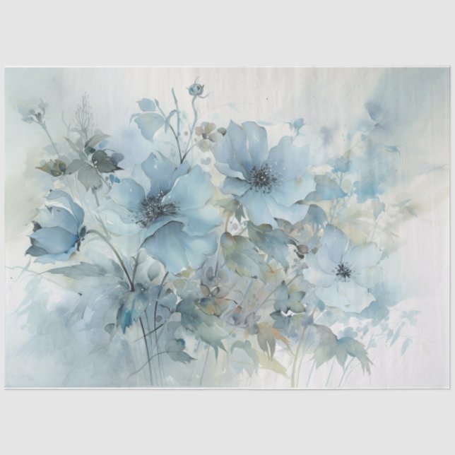 Papel De Seda Azul 15 (Anverso)