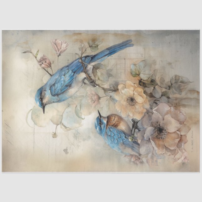 Papel De Seda Azul 2 (Anverso)