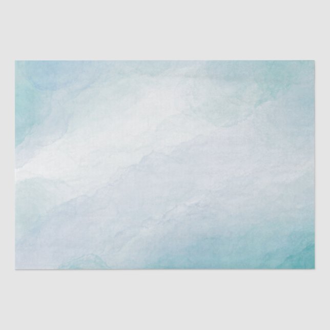 Papel De Seda Azul acuático (Anverso)