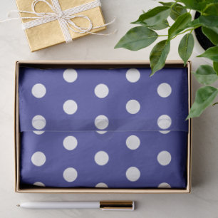 Papel De Seda AZUL BLANCO LUNares PERSONALIZADO SENCILLO CON EST