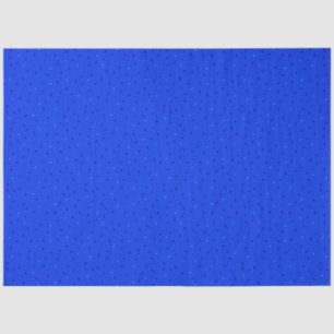 Papel De Seda Azul brillante con pequeños puntos de polka.