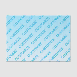Papel De Seda Azul cielo (¡color cambiable!) Patrón de color ocm