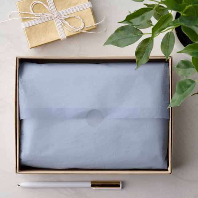 Papel de seda azul cielo suave (Regalo )