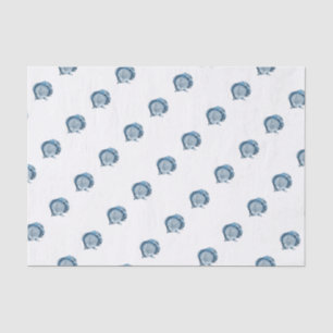 Papel De Seda Azul costero náutico del mar del océano de la