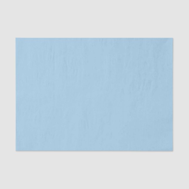 Papel De Seda Azul de cornflores sólido (Anverso)