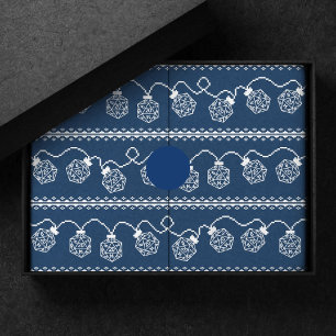 Papel De Seda Azul de las luces RPG   Fantasía Tabletop Gamer Di