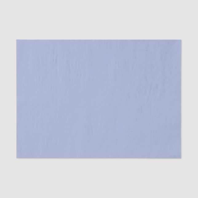 Papel De Seda Azul de Pastel Periwinkle (Anverso)