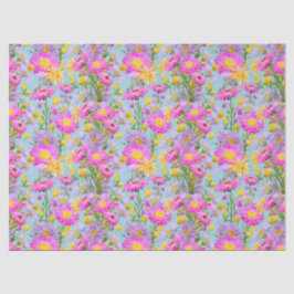 Papel De Seda Azul del jardín de la cabaña de verano