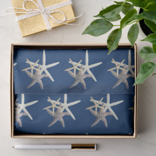 Papel De Seda Azul del patrón estelar