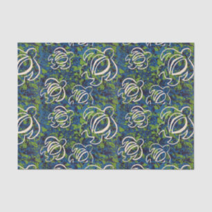 Papel De Seda Azul Honu de LineA