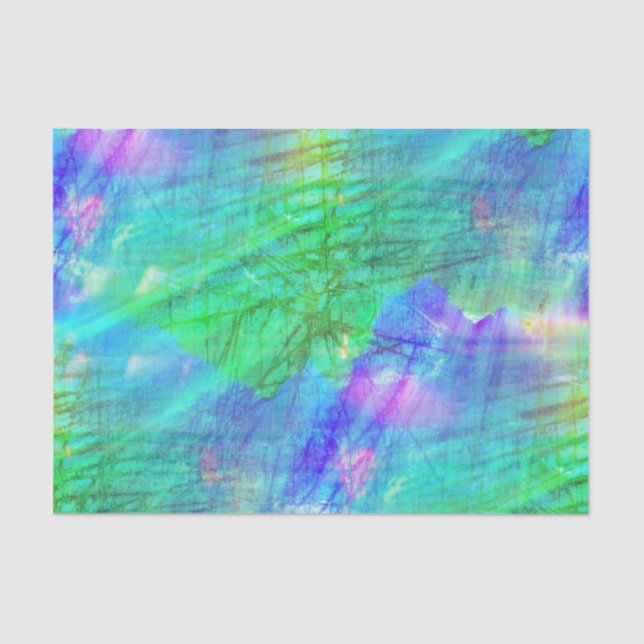 Papel De Seda azul inconsútil de la acuarela del fondo del arte, (Anverso)