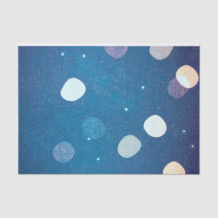 Papel De Seda Azul índigo japonés