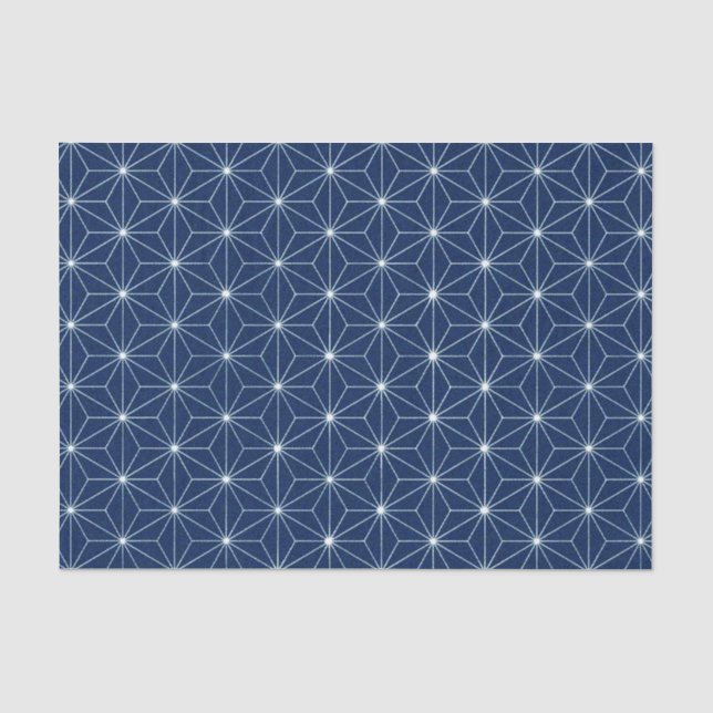 Papel De Seda Azul índigo japonés (Anverso)