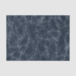 Papel De Seda Azul Marino Mancha de Acuarela Abstracta Elegante